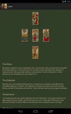 The Tarot android App screenshot 0